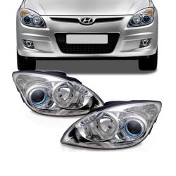 Farol I-30 2008 a 2012 Cromado - Total Latas - A loja online do seu automóvel