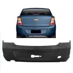 Parachoque Traseiro Cobalt 2012 a 2016 Preto Liso - Total Latas - A loja online do seu automóvel