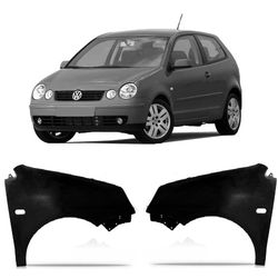 Paralama Polo 2003 a 2006 C/ Furo - Total Latas - A loja online do seu automóvel