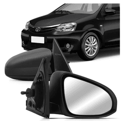 Retrovisor Etios 2015 Em Diante C/ Controle Manual - Total Latas - A loja online do seu automóvel
