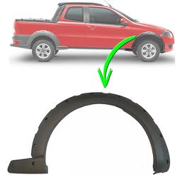 Moldura do Paralama Strada Trekking e Working 2008... - Total Latas - A loja online do seu automóvel