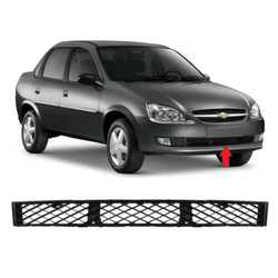 Grade Central Corsa Classic 2011 Em Diante Inferio... - Total Latas - A loja online do seu automóvel