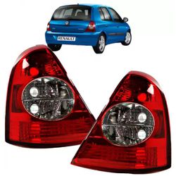 Lanterna Traseira Clio Hatch 2004 á 2012 Fumê - Total Latas - A loja online do seu automóvel