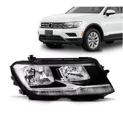 Farol Tiguan 2018 a 2021 Elétrico C/ Motor C/ Led ... - Total Latas - A loja online do seu automóvel