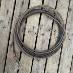 Laço / Corda de Team Roping USADA - Tom BRANCO (PODE TER VARIAÇÃO) - Traias e Catiras | Todo tipo de traias e artigos em couro