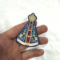 Adesivo para Chapéu - NOSSA SENHORA (Patch) - Traias e Catiras | Todo tipo de traias e artigos em couro