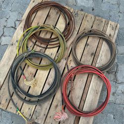 KIT com 5 Laços / Cordas de Team Roping USADAS - CORES SORTIDAS - Traias e Catiras | Todo tipo de traias e artigos em couro