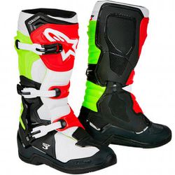 Bota Alpinestars Tech 3 Motocross Trilha Enduro Br... - Trilha Race