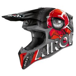 Capacete Airoh Wraap Trilha Moto Motocross Off Roa... - Trilha Race