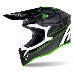 Capacete Airoh Wraap Trilha Moto Motocross Off Roa... - Trilha Race