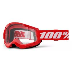 Óculos Off Road 100% Strata 2 Juvenil Motocross Ve... - Trilha Race