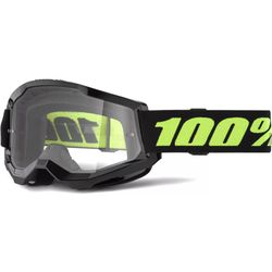 Óculos 100% Strata 2 Upsol Transparente Motocross ... - Trilha Race