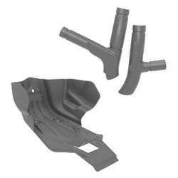 Kit I Protetor De Motor Carter Tampas E Quadro Crf... - Trilha Race