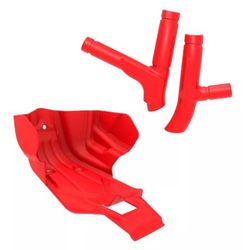 Kit I Protetor De Motor Carter Tampas E Quadro Crf... - Trilha Race