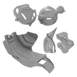 Kit Protetor De Carter Quadro Tampa De Motor Anker... - Trilha Race