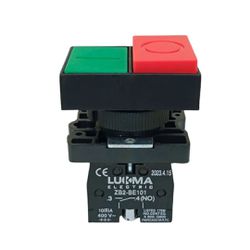 BOTÃO DUPLO LUKMA LIGA/DESLIGA - COD. 294 - TRIMAQ MAQUINAS E PEÇAS INDUSTRIAIS