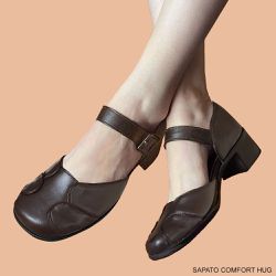 SAPATO COMFORT HUG CAFÉ - TRINTEE