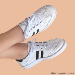 TÊNIS COMFORT DOUBLE BRANCO PR - TRINTEE