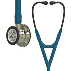 Estetoscópio Littmann Cardiology IV 6190 Azul Caribe e Champanhe 3M - Triomed