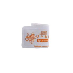 Braçadeira MD Soft Neonatal 1 Tubo Fechamento Velcro 1 Laranja - Triomed