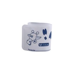 Braçadeira MD Soft Neonatal 2 Tubos Fechamento 4 Azul Marinho - Triomed