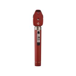 Oftalmoscópio MD Omni 3000 2.5V LED com Estojo Macio Vermelho - Triomed