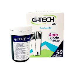 Tiras para Teste de Glicemia Vita G-tech 50 Unidades - Triomed