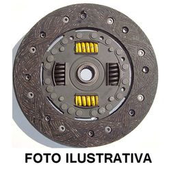 Disco embreagem Gol, Parati, Passat, Saveiro, e Voyage 1.0/1.5/1.6. Diametro 190mm e 24 estrias. - 5719 - 21426 - AUTOPEÇAS TUNICAR