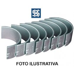 Bronzina de biela 0,50 Opala 6 cilindros - 77614620 silimilar a BB185 0,50 - 56800 - AUTOPEÇAS TUNICAR