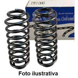 Par de molas suspensão dianteira Caravan e Opala 4 cilindros 1980 a 1992 - CIN280 similar a ECHE36 - 20869 - AUTOPEÇAS TUNICAR
