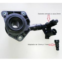 Atuador embreagem Courier, EcoSport, Ka, Fiesta e Focus - 3036 - AUTOPEÇAS TUNICAR