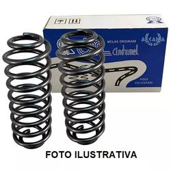 Par de molas suspensão dianteira Fox 1.0 2004/ Sem ar, Gol 1.0 e 1.6 G5/G6 2008/ Com ar, Saveiro G5 2009/ Sem ar e com d... - AUTOPEÇAS TUNICAR
