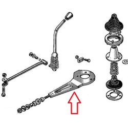 Suporte bandeja da alavanca do cambio BELINA I E CORCEL I - AL32 - Ford 48867 - AUTOPEÇAS TUNICAR
