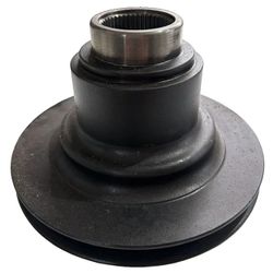 Polia do virabrequim D10 e D20 motor 4236 e Q20B Perkins. Polia Simples (01 canal) - T66 - AUTOPEÇAS TUNICAR