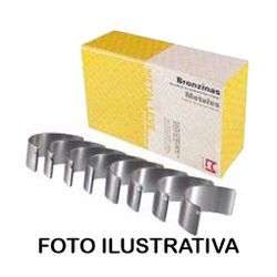 Bronzina de biela Std Fiat 147, Elba, Fiorino, Palio, Premio, Siena e Strada c/ motores 1050/1.0/1.3/1.5 Fiasa - SBB407... - AUTOPEÇAS TUNICAR