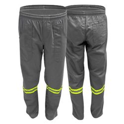 CALÇA CINZA EM BRIM COMERCIAL C/ REFLETIVO UNIF - ... - Tutela EPI - EPIs em BH, equipamentos de proteção individual Belo Horizonte