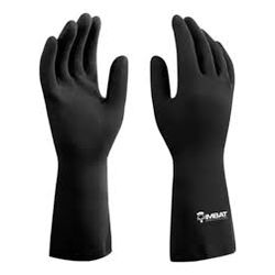 LUVA DE LATEX FORRADA PRETA - 8 IMBAT CA 44495 - 3... - Tutela EPI - EPIs em BH, equipamentos de proteção individual Belo Horizonte
