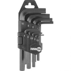 CHAVE ALLEN CURTA 1,5 A 10MM 9PCS NOVE54 - 1522 - Tutela EPI - EPIs em BH, equipamentos de proteção individual Belo Horizonte