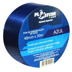 FITA DE DEMARCACAO AZUL 48MM X 30MTS - PLASTCOR - ... - Tutela EPI - EPIs em BH, equipamentos de proteção individual Belo Horizonte