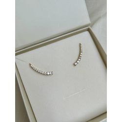 Brinco Earcuff Slim Cravejado - 2777 - Tutto Acessórios