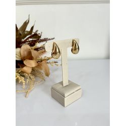 Brinco Gota P Banhado a Ouro - 2744 - Tutto Acessórios