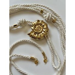 Cinto Corda Caracol Ouro - 3100 - Tutto Acessórios