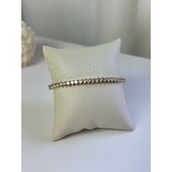 Pulseira Riviera Três Pontos Fecho Joia Banhada a ... - Tutto Acessórios