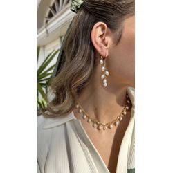 Brinco Aurora Cascata Ouro - 2759 - Tutto Acessórios