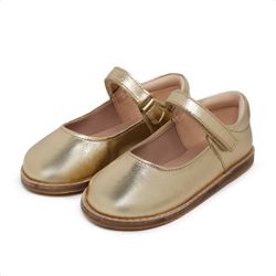 Sapatilha Couro Retrô - Dourado - Tututi Calçados Infantis