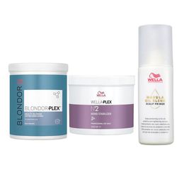 Wella Kit Blondor Passo 1 e 2 GANHE Marula Oil 150ml - UNIKAPRO Cosmetics