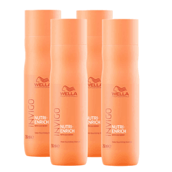 Wella Kit Nutri Enrich Nutrição Shampoo 250ml (4 Unidades) - UNIKAPRO Cosmetics