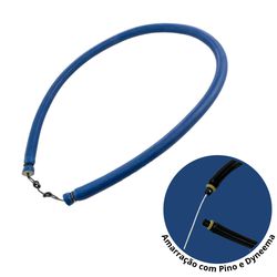 Elástico Circular Com Pino e Dyneema 16mm Azul - C... - Universo Sub