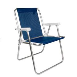 Cadeira Alta Alumínio Azul Marinho - Mor - UNI6802... - Universo Sub