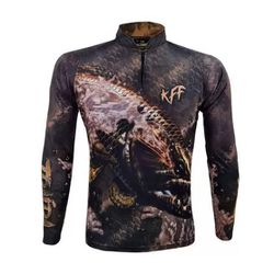 Camiseta de Pesca King Brasil Traíra UV 50 - KFF64... - Universo Sub